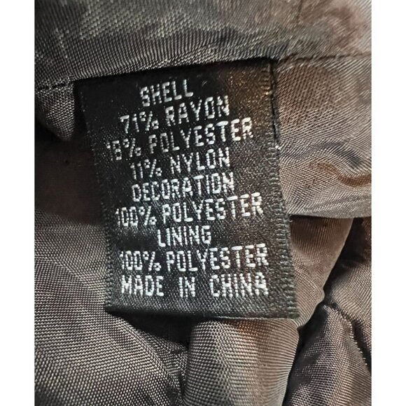 Adrianna Papell Ruched Metallic Gown Dress Size 8 Mermaid Retro Glam Fairy Goth - Picture 5 of 9